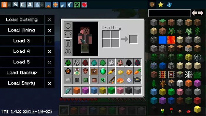 Toomanyitems Mod For Minecraft 1.12.2/1.12.1/1.12