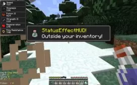 StatusEffectHUD Mod for Minecraft 1.7.10