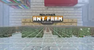 Ant Farm Survival Map 1.12.2 → 1.11.2 (Tiny World, Big Challenges)