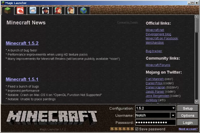 Old Minecraft Launcher (Official) Download