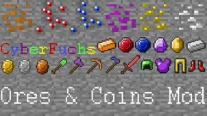 Ores and Coin Mod for Minecraft 1.6.4/1.6.2