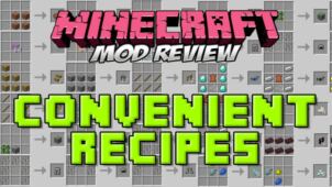 Convenient Recipes Mod for Minecraft 1.8