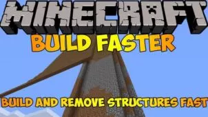 Fast Building Mod for Minecraft 1.8.1/1.8/1.7.10