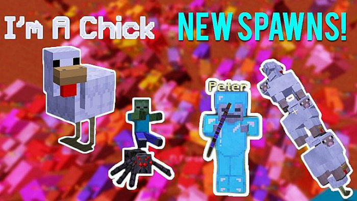 Minecraft Mods, LUCKY BLOCK CHICKENS!?!?