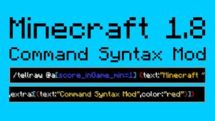 Command Syntax Mod for Minecraft 1.8
