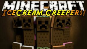 Ice Cream Sandwich Creeper Mod for Minecraft 1.8/1.7.10
