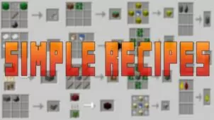 Simple Recipes Mod for Minecraft 1.8