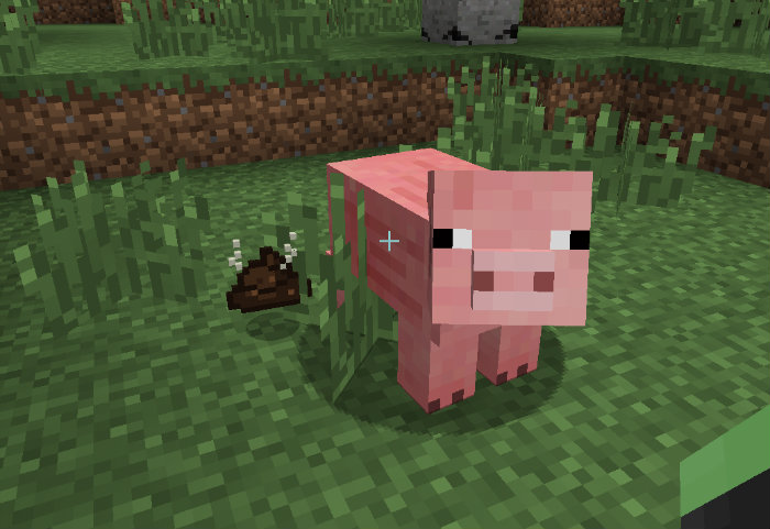 Pig Manure Mod for Minecraft 1.11/1.10.2/1.9.4