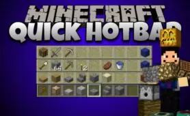 Quick Hotbar Mod for Minecraft 1.11.2/1.10.2