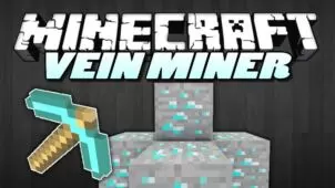 Vein Miner Mod for Minecraft 1.12.2/1.11.2/1.10.2