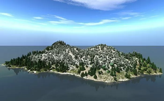 Alpine Island map