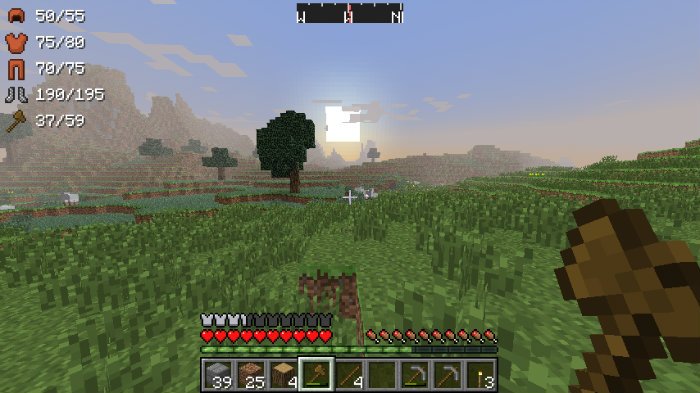 Armor Status HUD Mod For Minecraft 1.16.5/1.15.2/1.14.4