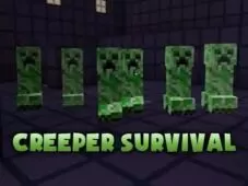 Creeper Survival Map for Minecraft 1.8.7