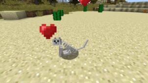 Oblivion the Skeleton Cat Resource Pack for Minecraft 1.8.4