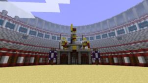 Romecraft Colosseum Map for Minecraft 1.8.7