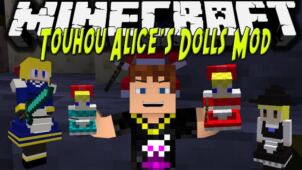 Touhou Alice’s Doll Mod for Minecraft 1.8/1.7.10