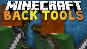 Back Tools Mod for Minecraft 1.12.2/1.10.2