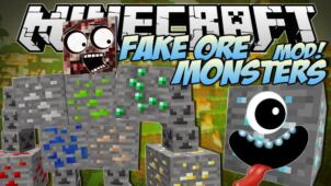 Fake Ores 2 Mod for Minecraft 1.11/1.9.4
