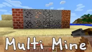Multi Mine Mod for Minecraft 1.8.8/1.8/1.7.10