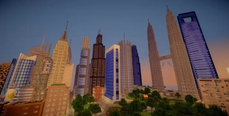 skyscraper city