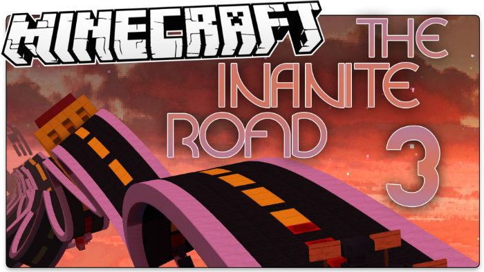 infinite road  map minecraft