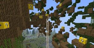 Lucky Block and Hang Glider Map for Minecraft 1.6.4