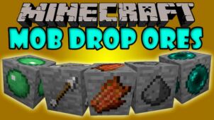Mob Drop Ores Mod for Minecraft 1.8.9/1.8/1.7.10