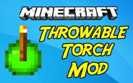 Throwable Torch Mod for Minecraft 1.8.9/1.8/1.7.10