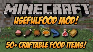Useful Food Mod for Minecraft 1.8/1.7.10