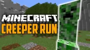 Creeper Run Map for Minecraft 1.8.8/1.8.9
