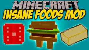 Insane Foods Mod for Minecraft 1.8