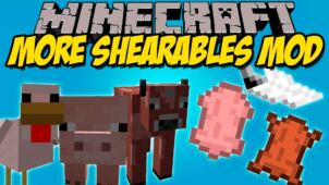 More Shearables Mod for Minecraft 1.12.2/1.11.2