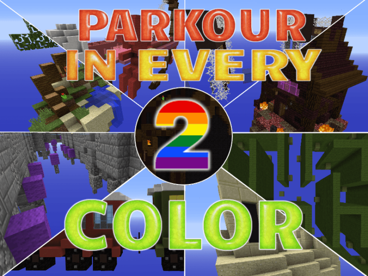 parkour in every color  map