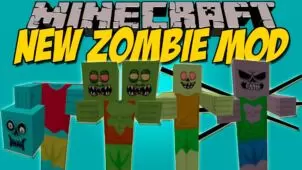 New Zombie Mod for Minecraft 1.8.9