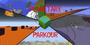 Planetary Parkour Map 1.9.4 (Across Different Planets)