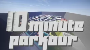10 Minute Parkour Map 1.9.4 (101 Twisted Levels)
