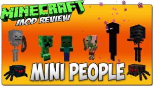 Mini People Mod for Minecraft 1.9/1.8
