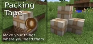 Packing Tape Mod for Minecraft 1.12/1.11.2