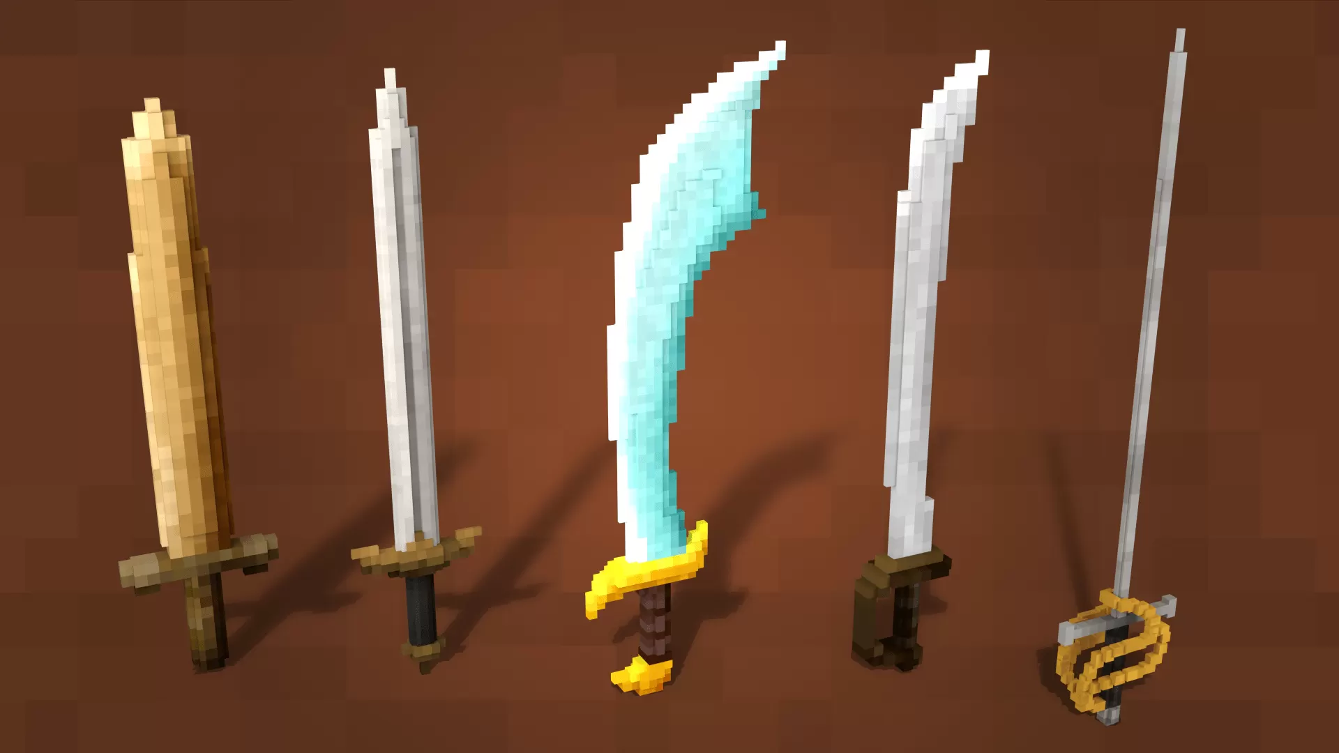 3D Swords Resource Pack 