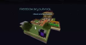 Freedom Sky Survival Map 1.9.4 (Spacious Skies Edition)