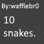 10 Snakes Icon