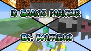 10 Snakes Map 1.10.2 (Slithering Parkour)