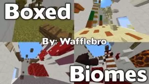 Boxed Biomes Map 1.10.2 (Conquer the Themed Parkours)