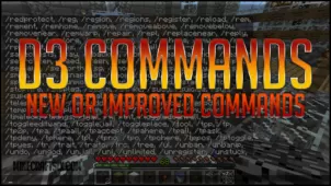 D3 Commands Mod for Minecraft 1.10.2/1.7.10