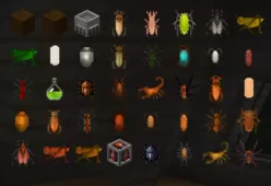 Edible Bugs Mod 1.19.2 → 1.18.2 (Eat Them Raw or Fry Them)