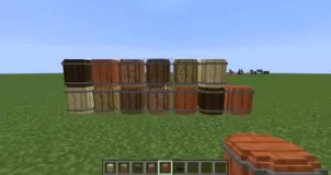 Simple Barrels Mod for Minecraft 1.10.2/1.9.4