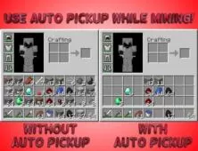 Auto Pickup Mod for Minecraft 1.12.2/1.11.2