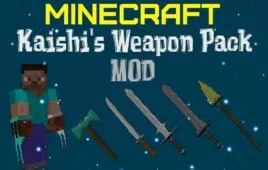 Kaishi’s Weapon Pack Mod for Minecraft 1.10.2/1.9.4