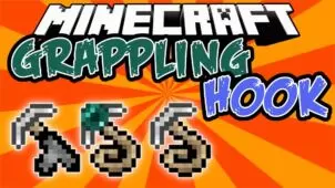Grappling Hook Mod for Minecraft 1.16.5/1.16.4/1.12.2