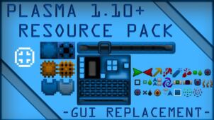 Plasma GUI Resource Pack for Minecraft 1.10.2